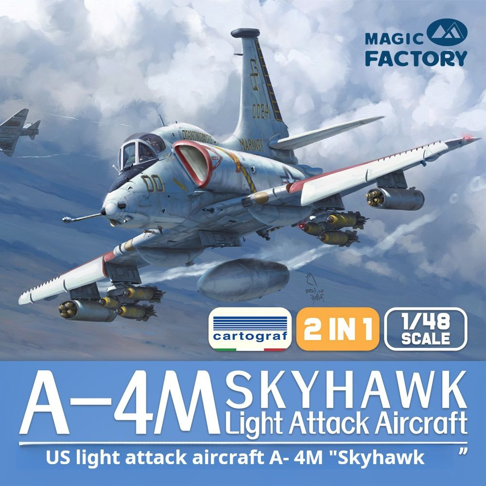 MAGIC FACTORY 5002 1/48 A-4M Skyhawk Легкий штурмовик Пластиковая Самолеты  #1