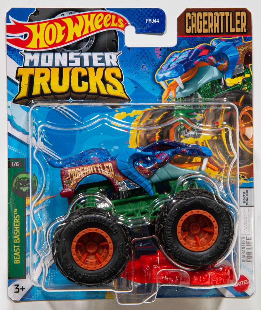 Машинка Монстр Трак Monster Trucks Cage Ruttler - купить с доставкой по ...