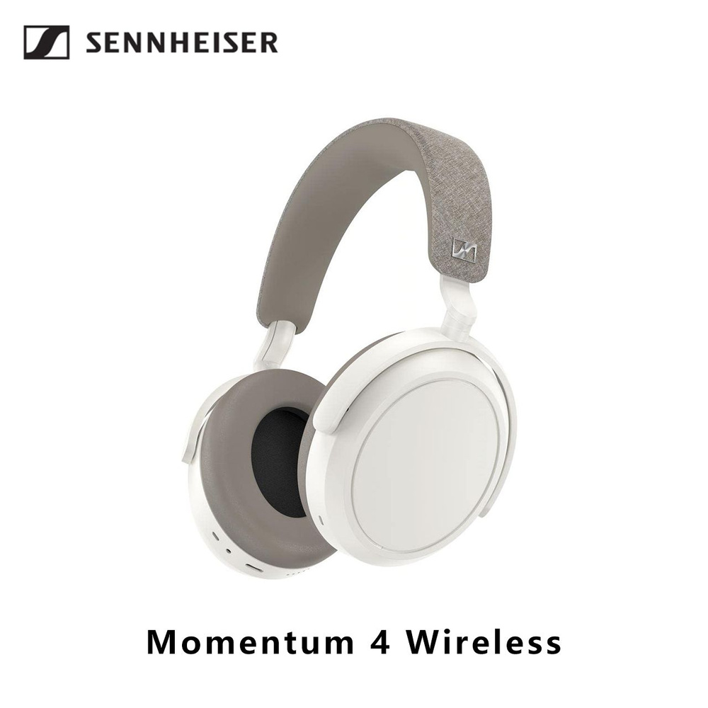 Sennheiser Наушники с микрофоном Sennheiser MOMENTUM 4 Wireless, Bluetooth, USB Type-C, бежевый  #1