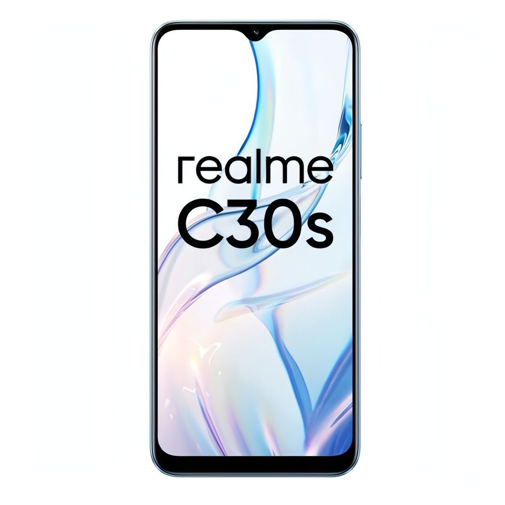 Смартфон realme С30s 4/64GB Spire Blue (RMX3690) - купить по выгодной цене  в интернет-магазине OZON (966692380)