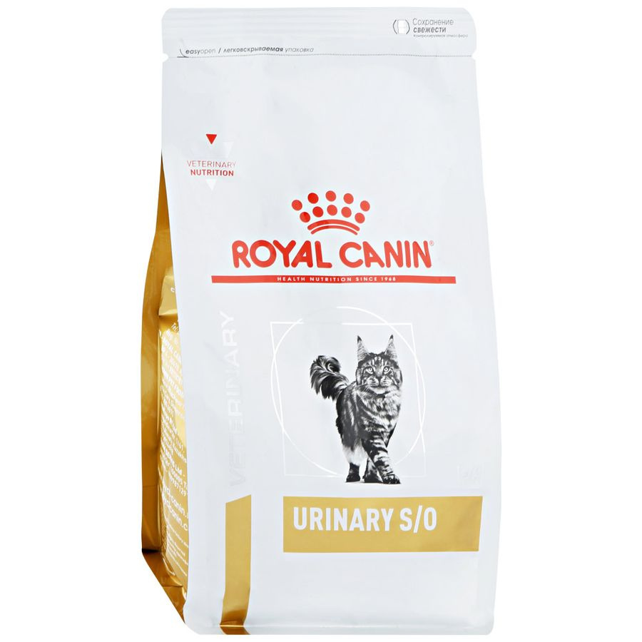 Корм сухой Royal Canin Urinary S/O для взрослых кошек, способствующий растворению струвитных мочевых #1