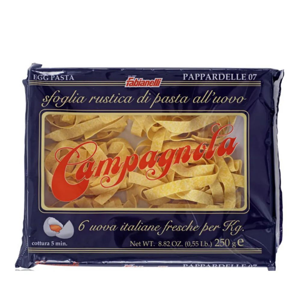 Паста Fabianelli Паппарделле, 250 г, макароны - купить с доставкой по ...