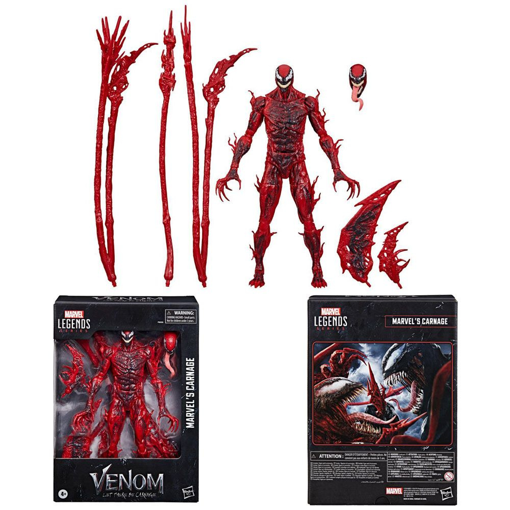 фигурки HasbroКоллекционная фигурка Marvel Legends серии Carnage, Venom: Let There Be Carnage (6 дюймов) #1