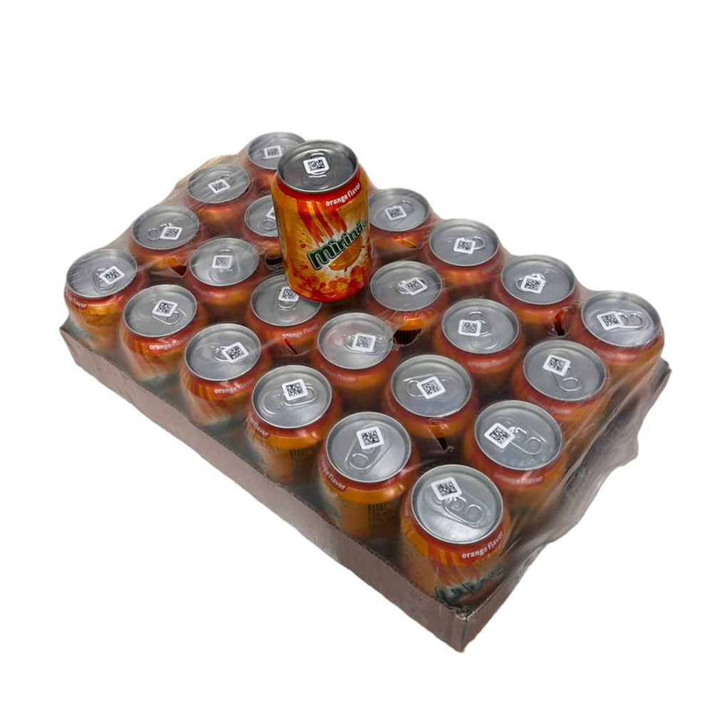 Газированный напиток Mirinda Апельсин, 0,33 л, 24 шт #1