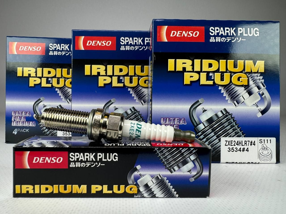 Свеча зажигания Denso ZXE24HLR7 Iridium Иридий купить на OZON по