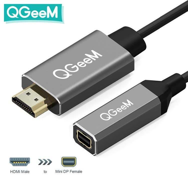 QGeeM многофункциональный мини-кабель-адаптер с одним выходом в HDMI DP UHD 4K 30 Гц Plug and Play  #1