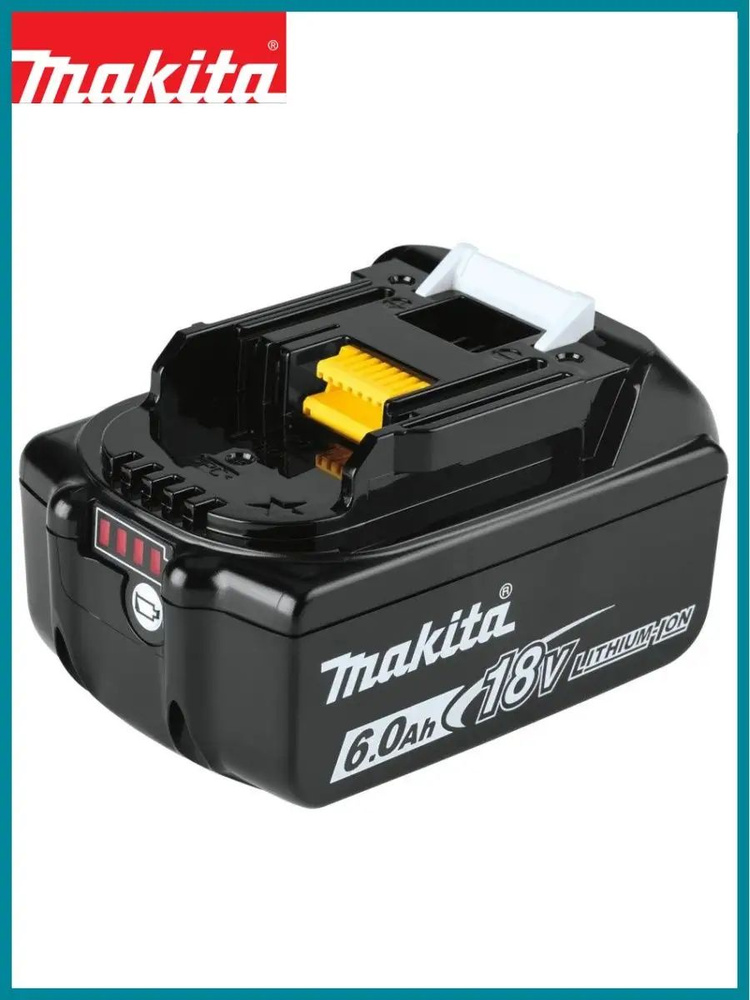 Аккумулятор Makita BL1860B Li-ion 6.0Ah 18V 632F69-8 #1