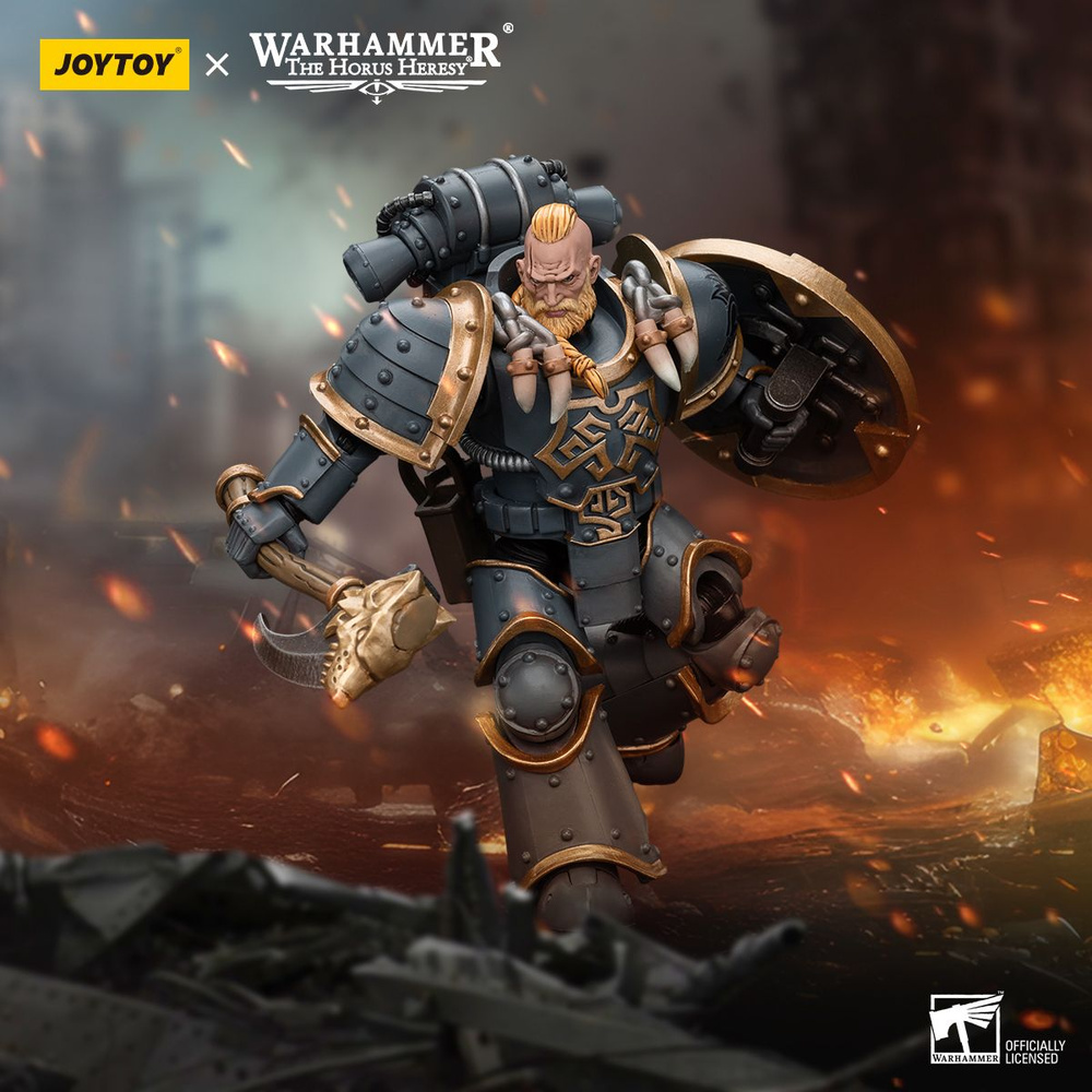 JOYTOY Warhammer The Horus Heresy 1:18 Набор Серого Убийцы Космических Волков  #1