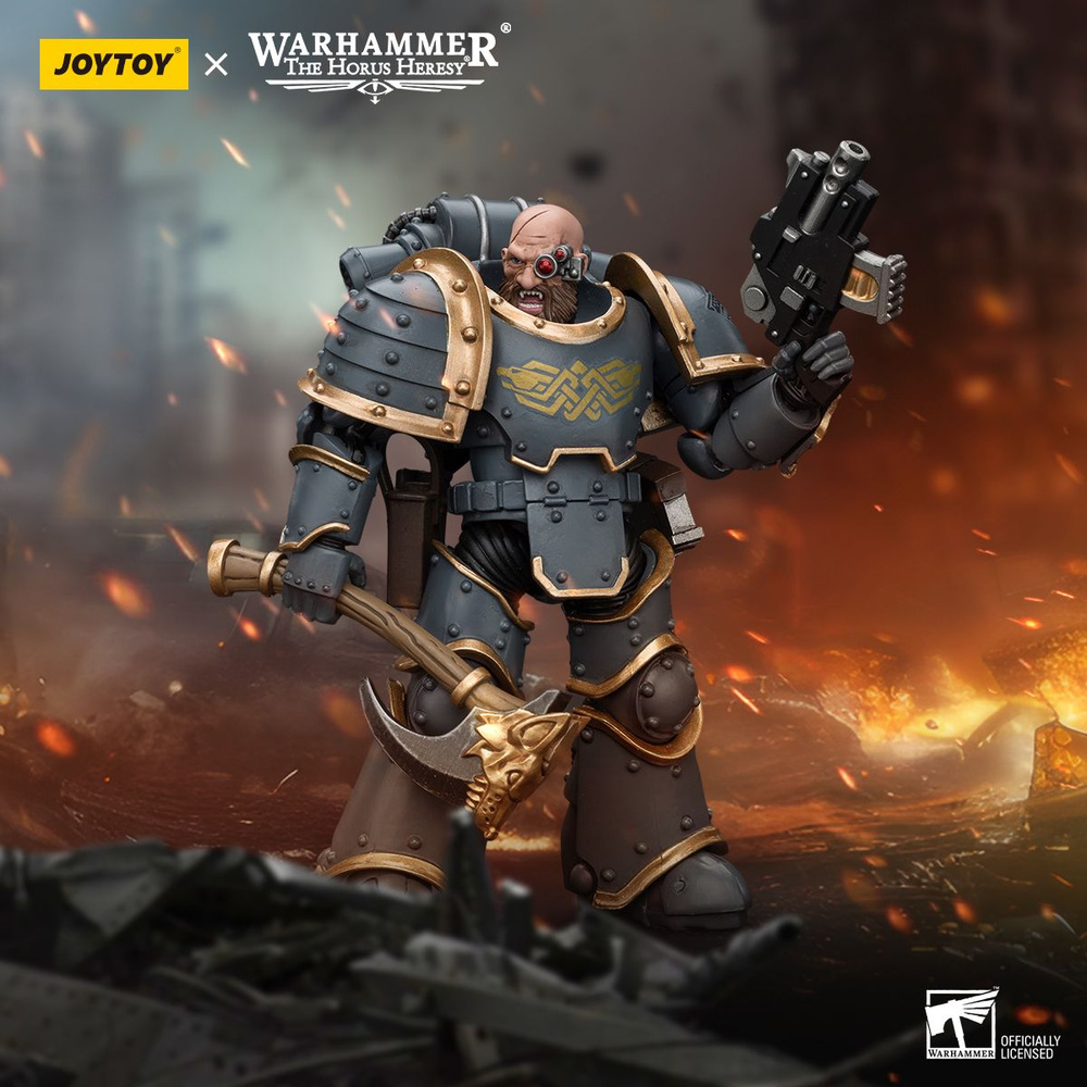 JOYTOY Warhammer The Horus Heresy 1:18 Набор Серого Убийцы Космических Волков  #1