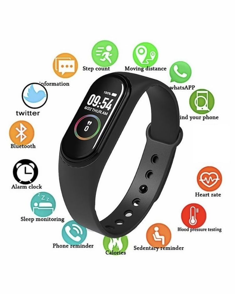 Фитнес-браслет Smart Band М7 / Смарт-часы M7 Fit Pro / Измерение ...