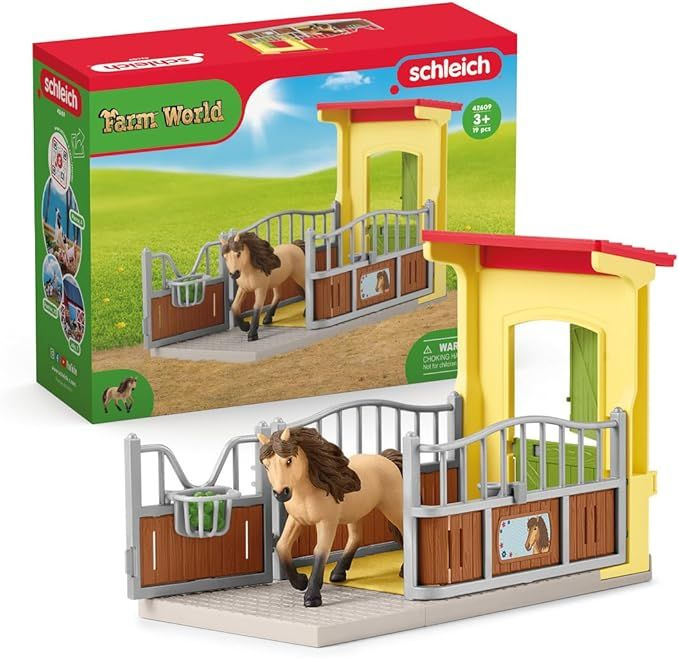 Schleich Farm World - Конюшня для лошади + исландский пони 42609 #1