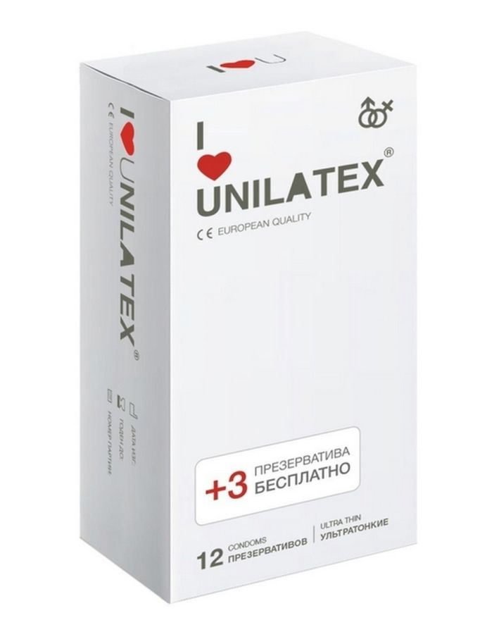 Презервативы тонкие Unilatex ULTRA THIN #1