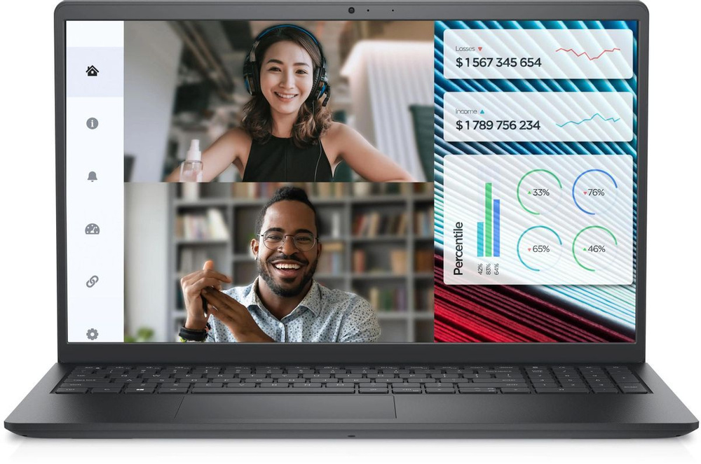 Dell Vostro 3520 (Windows 11 Pro) Ноутбук 15.6", Intel Core i3 1215U, RAM 8 ГБ, SSD 512 ГБ, Intel UHD #1