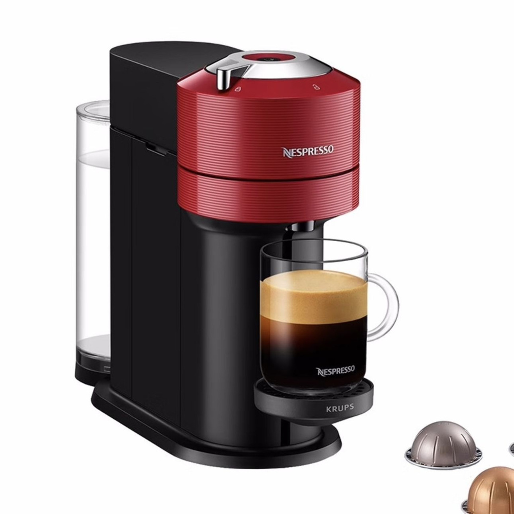 DeLonghi Капсульная кофемашина Nespresso Vertuo Next ENV120GY, красный #1