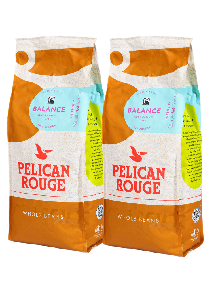 Кофе в зернах PELICAN ROUGE "BALANCE", набор из 2 шт. по 1 кг #1