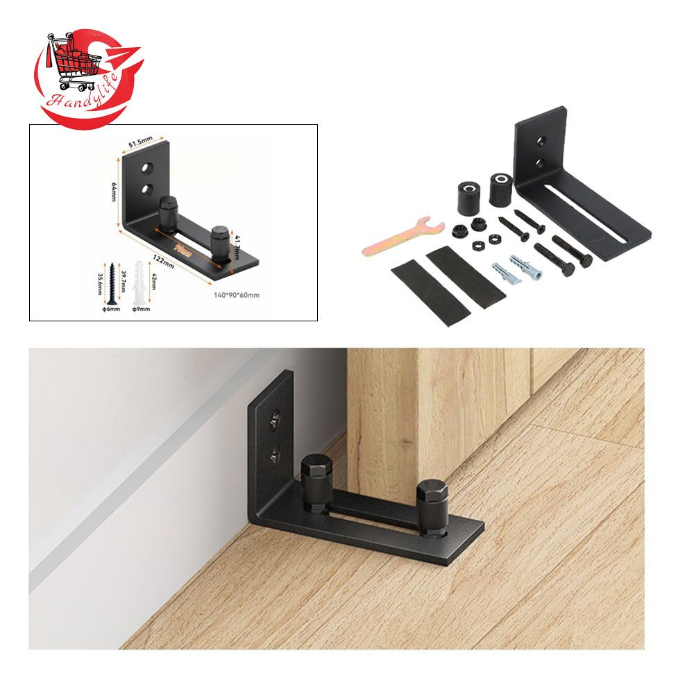 Нижний фиксатор для амбарной двери.Greensen Комплектующие гардеробной ...