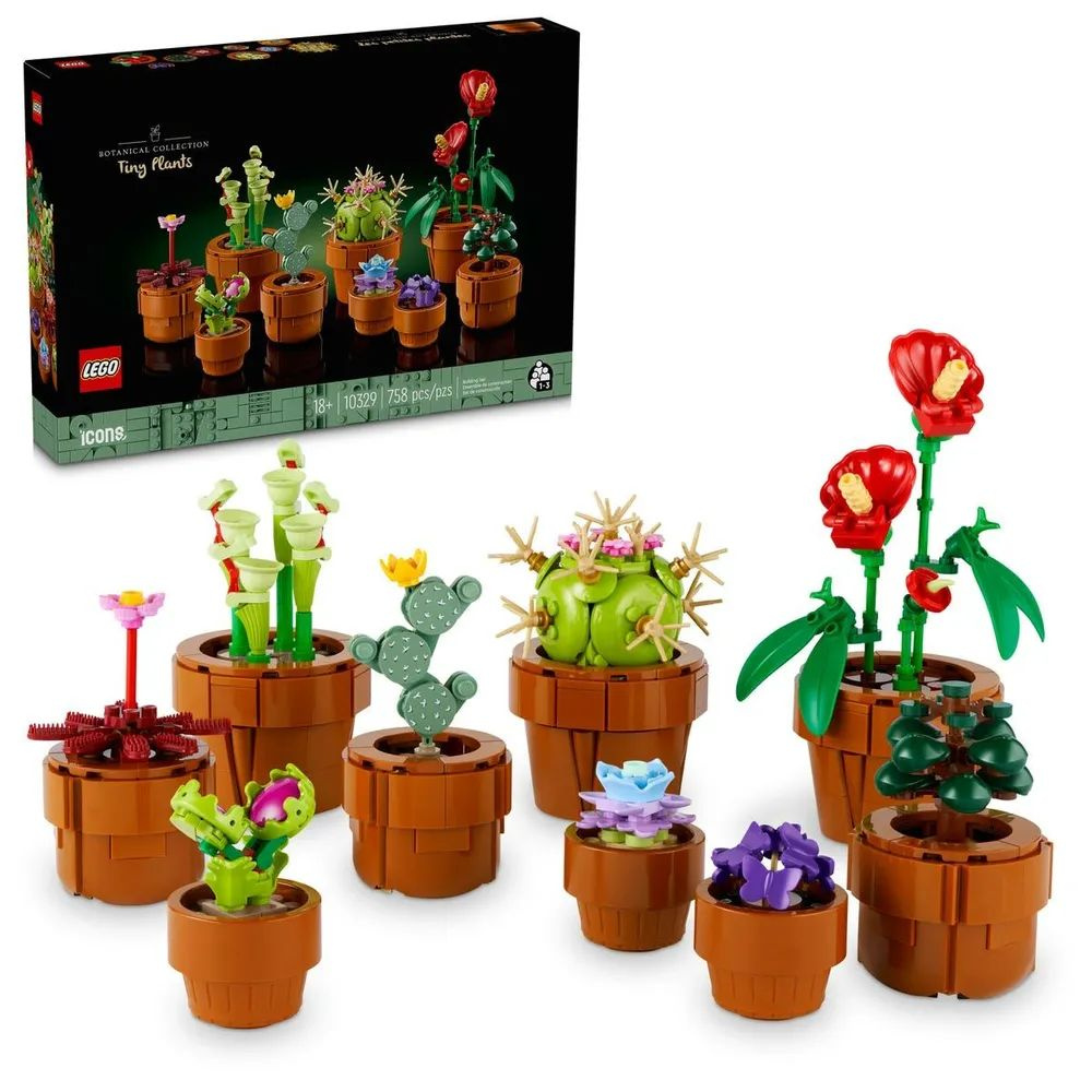 10329 Пластиковый Конструктор Lego Icons Tiny Plants Крошечные Растения  #1