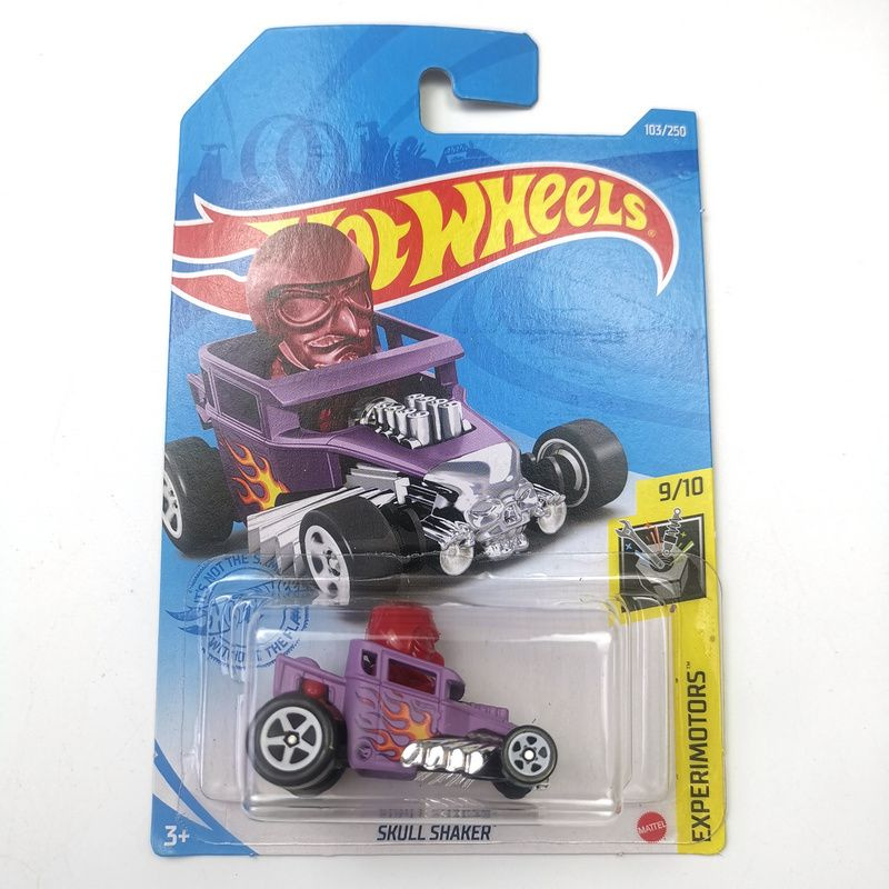 Машинка Mattel Hot Wheels 2021 C4982 Skull Shaker Purple #1