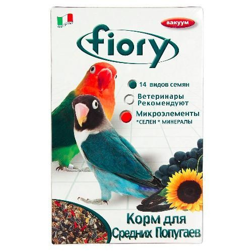 FIORY корм для средних попугаев Parrocchetti African 800 г #1