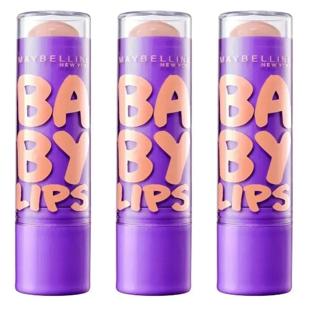 увлажнитель для губ - MAYBELLINE NEW YORK Baby Lips 3 шт. #1