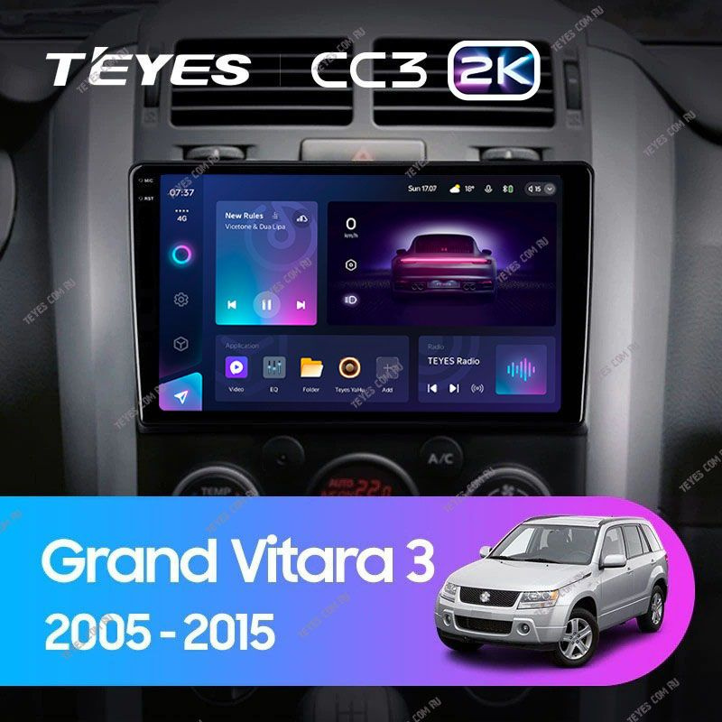 Штатная магнитола Teyes CC3 2K 6/128 Suzuki Grand Vitara 3 (2005-2015) #1