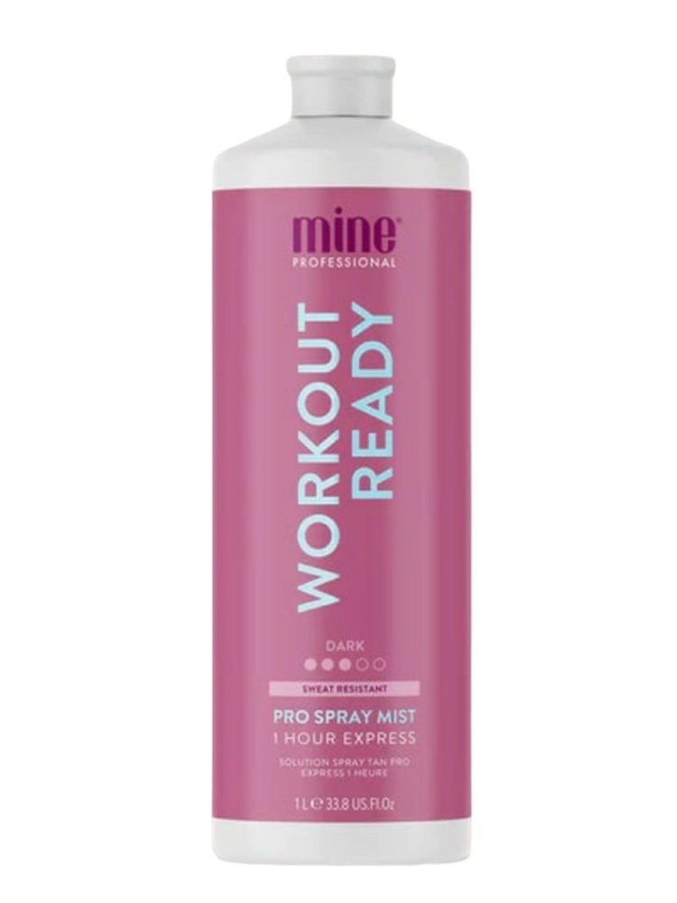 MineTan / Лосьон для моментального загара для лица и тела Workout Ready Pro Spray Mist 12% DHA 1000 мл #1