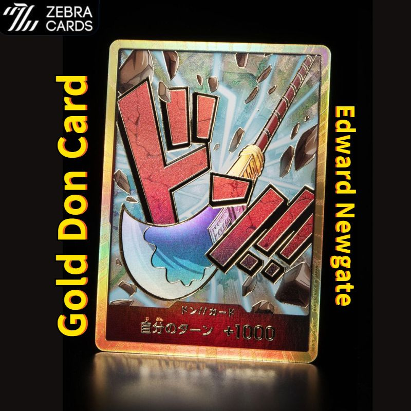 Bandai Ван Пис коллекционные игровые карточки от PRB-01 One Piece GOLD DON Cards(Японская версия)  #1