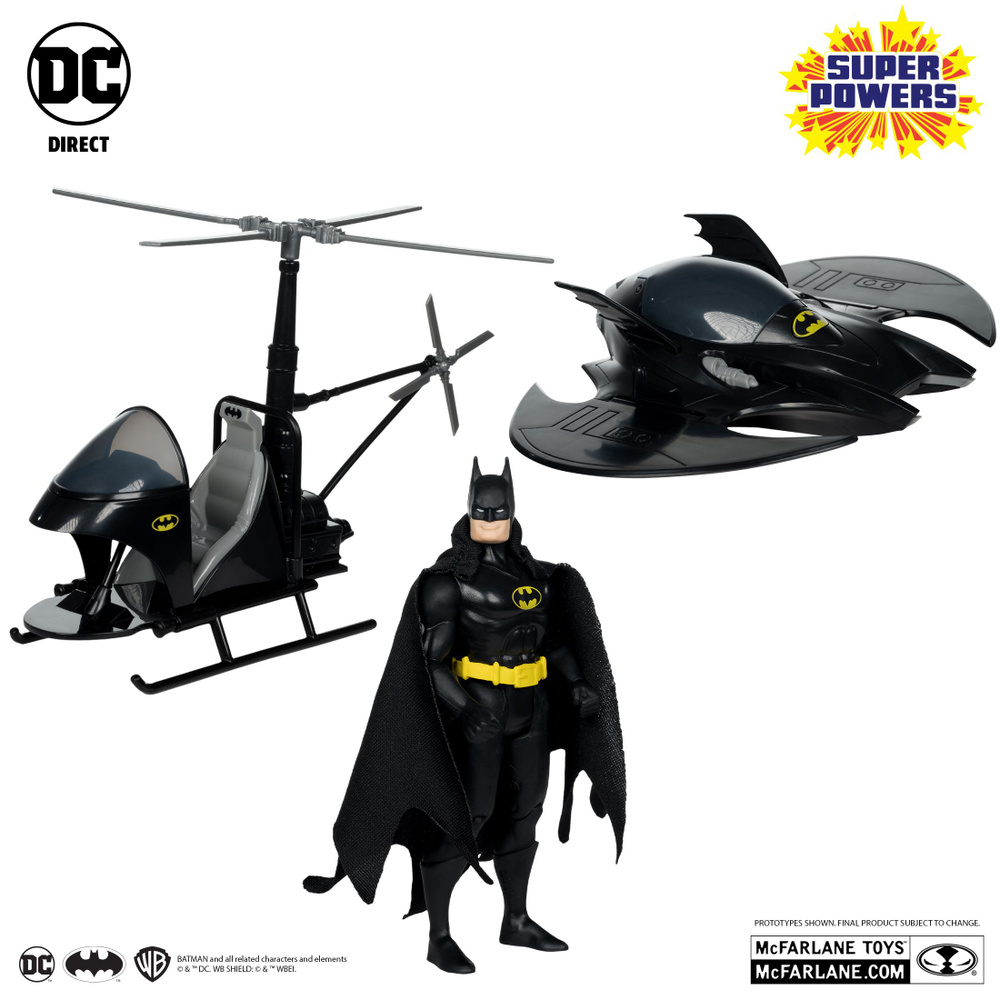 Фигурка powers batman with batwing&whirlybat #1