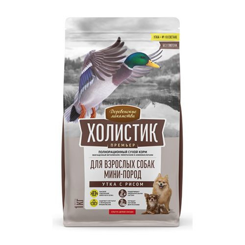 Деревенские лакомства Холистик Премьер / Сухой корм для взрослых собак ...