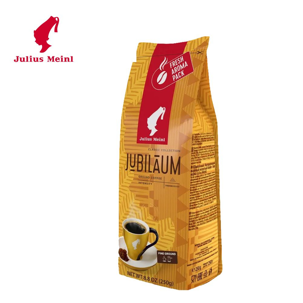 Кофе молотый Julius Meinl Jubilaum (Юбилейный), светлая обжарка 250 г ...