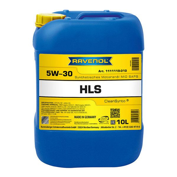 RAVENOL hls 5W-30 Масло моторное, Синтетическое, 10 л #1