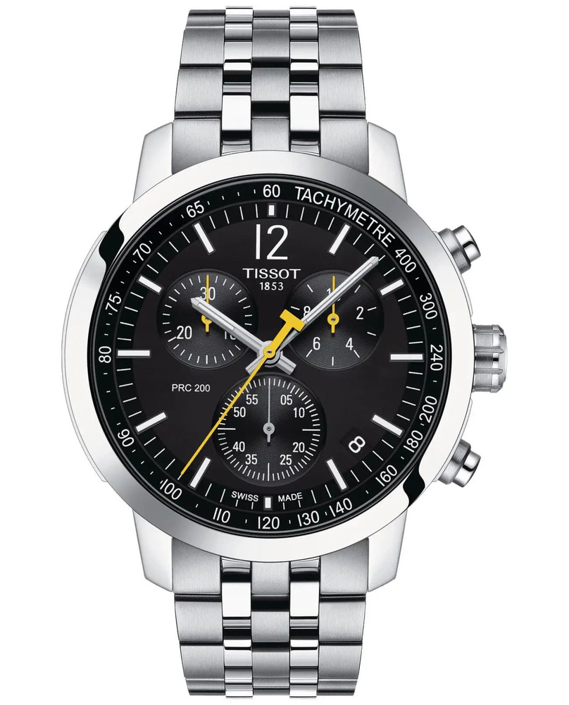 Швейцарские мужские часы Tissot PRC 200 Chronograph T114.417.11.057.00 (T1144171105700)  #1