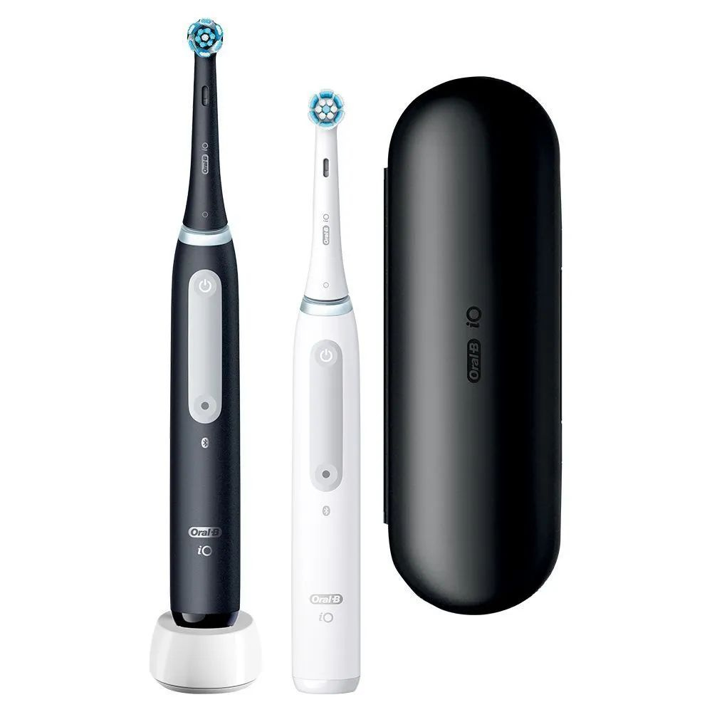 Электрическая зубная щетка Oral-B iO Series G4 DUO с инновационной магнитной iO технологией + зарядное #1