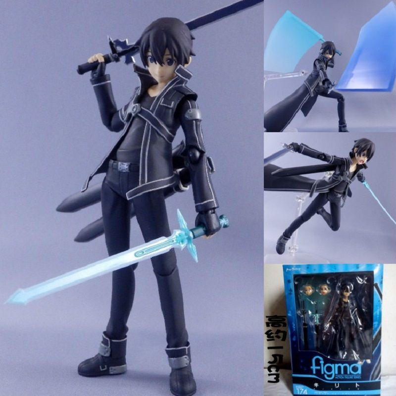 Фигурка Мастера Меча Онлайн Кирито/Sword Art Online Kirigaya Kazuto Figma174 (15cm)  #1