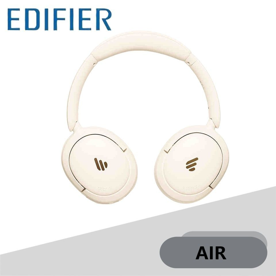 Edifier Наушники с микрофоном, Bluetooth, USB, белый, бежевый #1