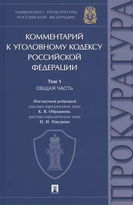 Комментарий к Уголовному кодексу Российской Федерации. В 3 томах. Том 1  #1