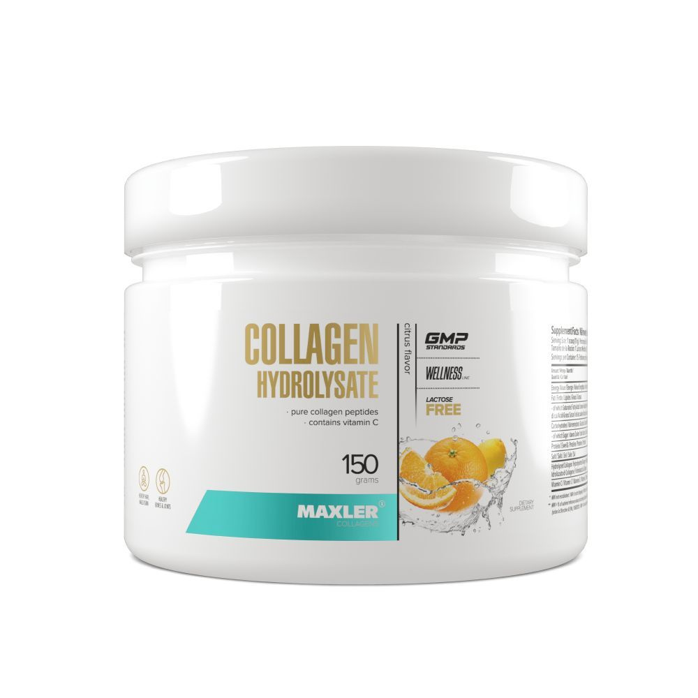 Коллаген гидролизат в порошке Maxler Collagen Hydrolysate 150г Цитрус  #1