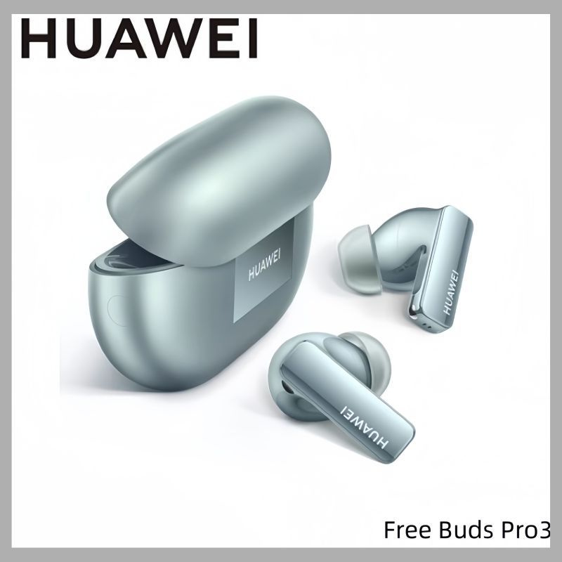 HUAWEI Наушники беспроводные с микрофоном Huawei Freebuds Pro 3, Bluetooth, USB Type-C, бирюзовый  #1