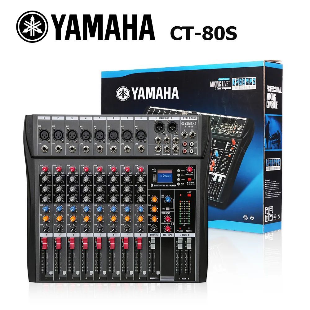 Yamaha CT-80S Миксер с эффектом реверберации DSP, поддержка USB и Bluetooth, питание 48V  #1