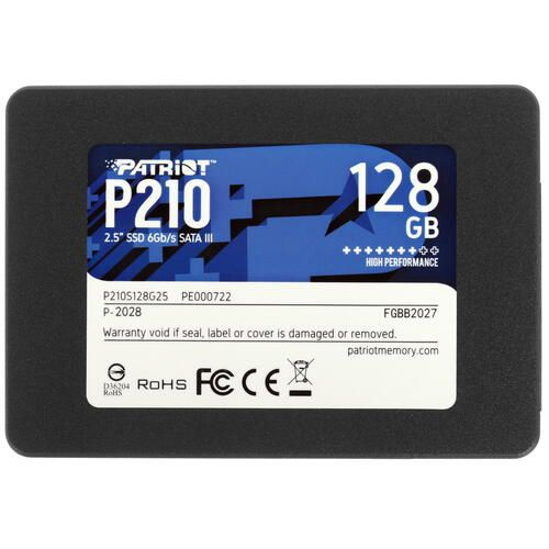 Patriot Memory 128 ГБ Внутренний SSD-диск 128 ГБ, 450 Мбайт/сек, 60 ТБ ([P210S128G25])  #1