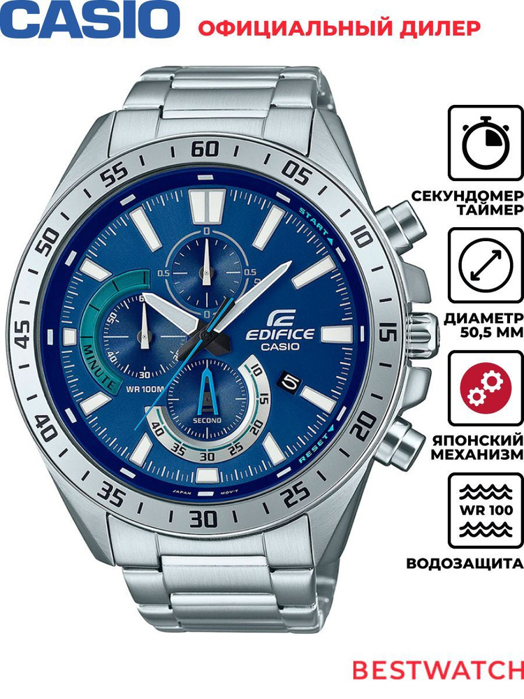 Мужские наручные часы Casio Edifice EFV-620D-2AVUEF #1
