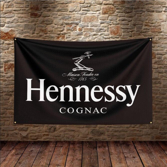 Флаг плакат баннер Hennessy Cognac #1