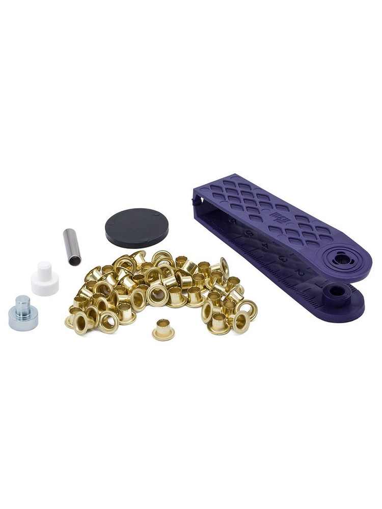 Люверсы блочки с инструментом для установки, 4 мм, 50 шт, Prym 542401 #1