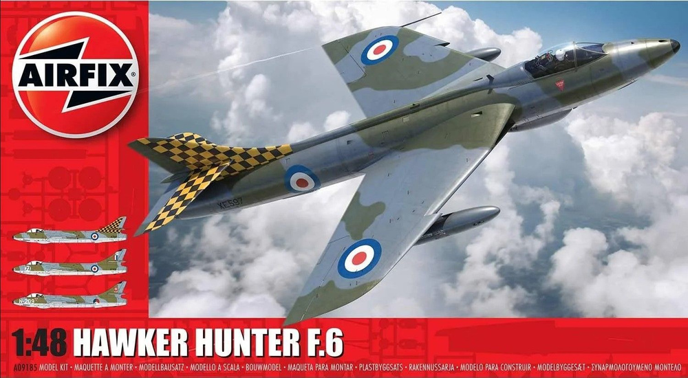 Сборная модель 1/48 Hawker Hunter F.6 New Tool (Airfix) #1