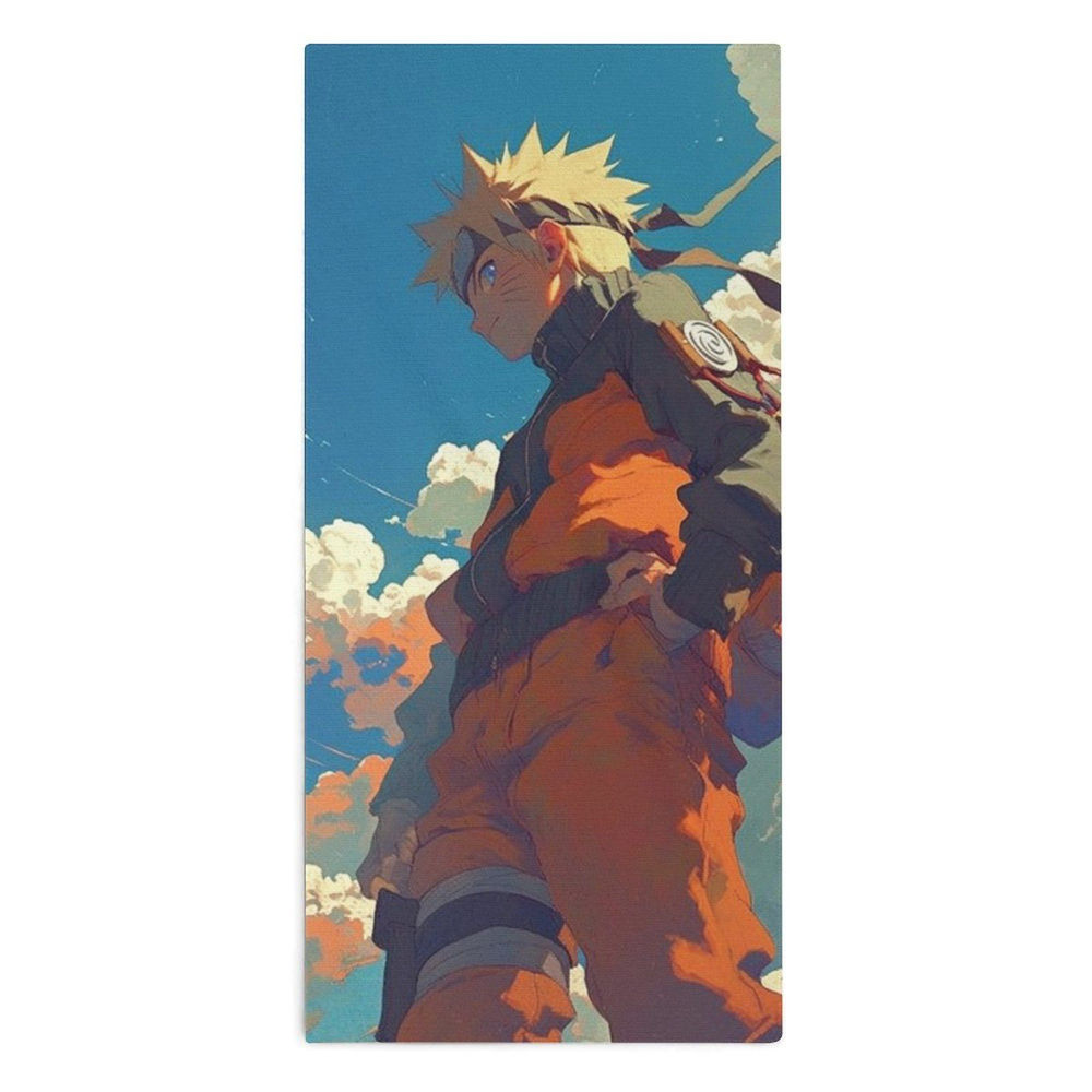 Naruto Полотенце для лица, рук, Микроволокно, 30x70 см, разноцветный, 1 шт.  #1