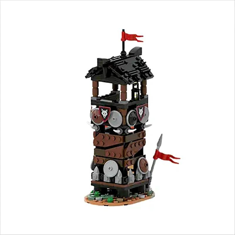 Studio MOC 154058 Wolfpack Watchtower Игрушки Кубики #1