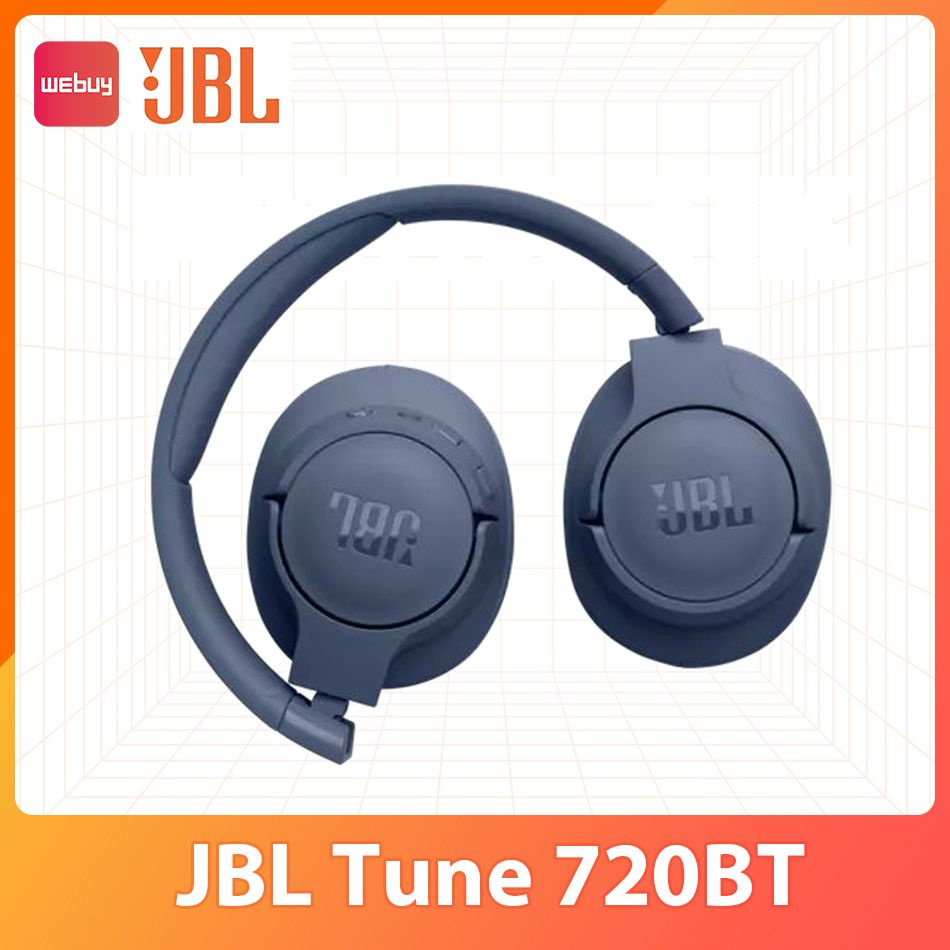 JBL Наушники с микрофоном JBL Tune 720BT, Bluetooth, USB Type-C, синий, темно-синий  #1