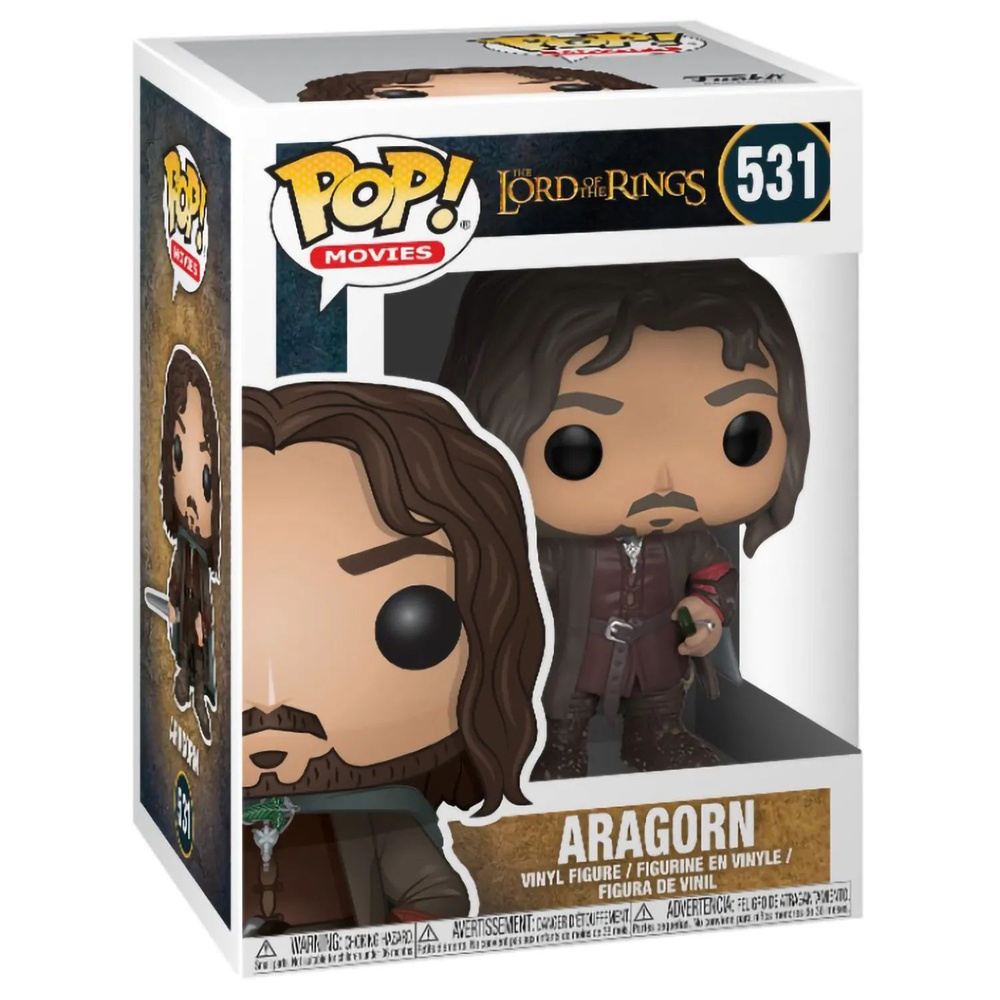 Фигурка Funko Pop! Lord of the Rings: Aragorn 531 (Фанко Поп Арагорн 531 из фильма Властелин колец)) #1