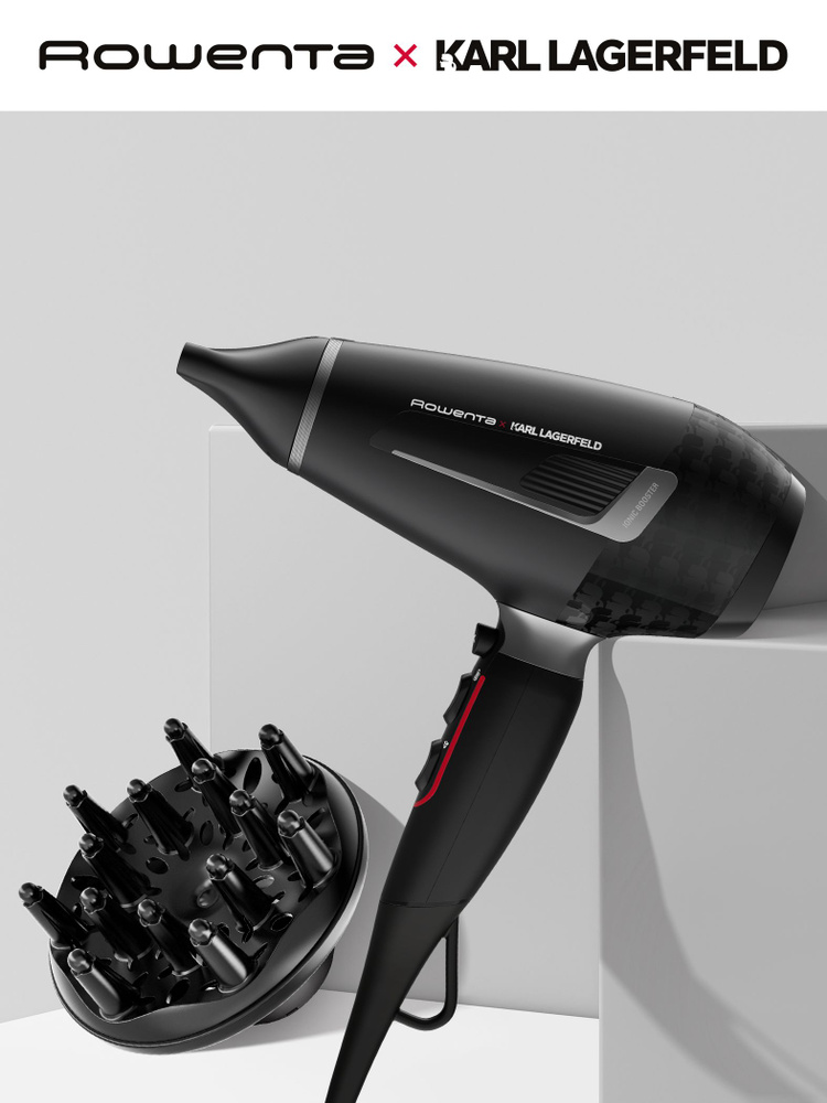 Профессиональный фен для волос Rowenta Karl Lagerfeld K/Pro