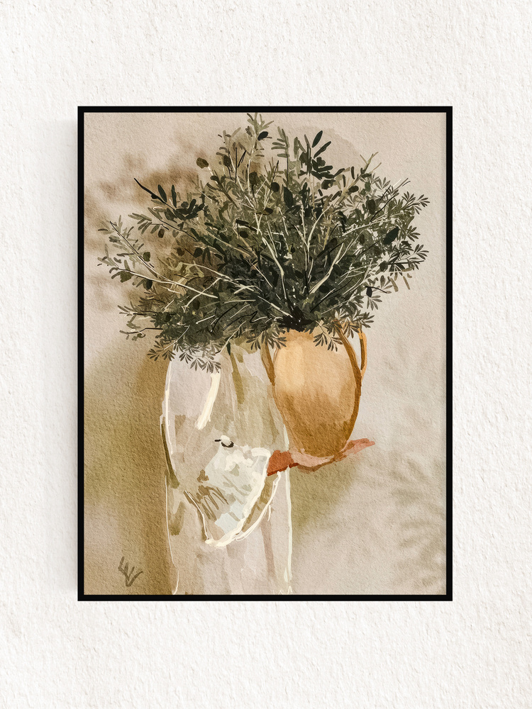 Постер "Оливковая леди", 30х40см #1